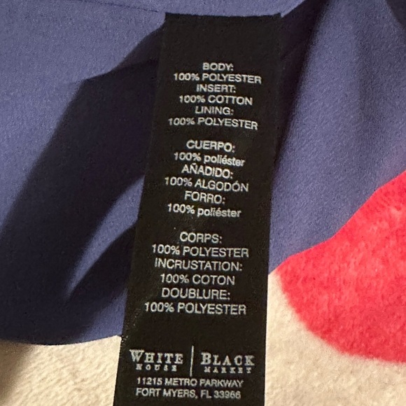 NWOT White House Black Market Women's Ladder Trim Top High Low Lightweight - Picture 5 of 11